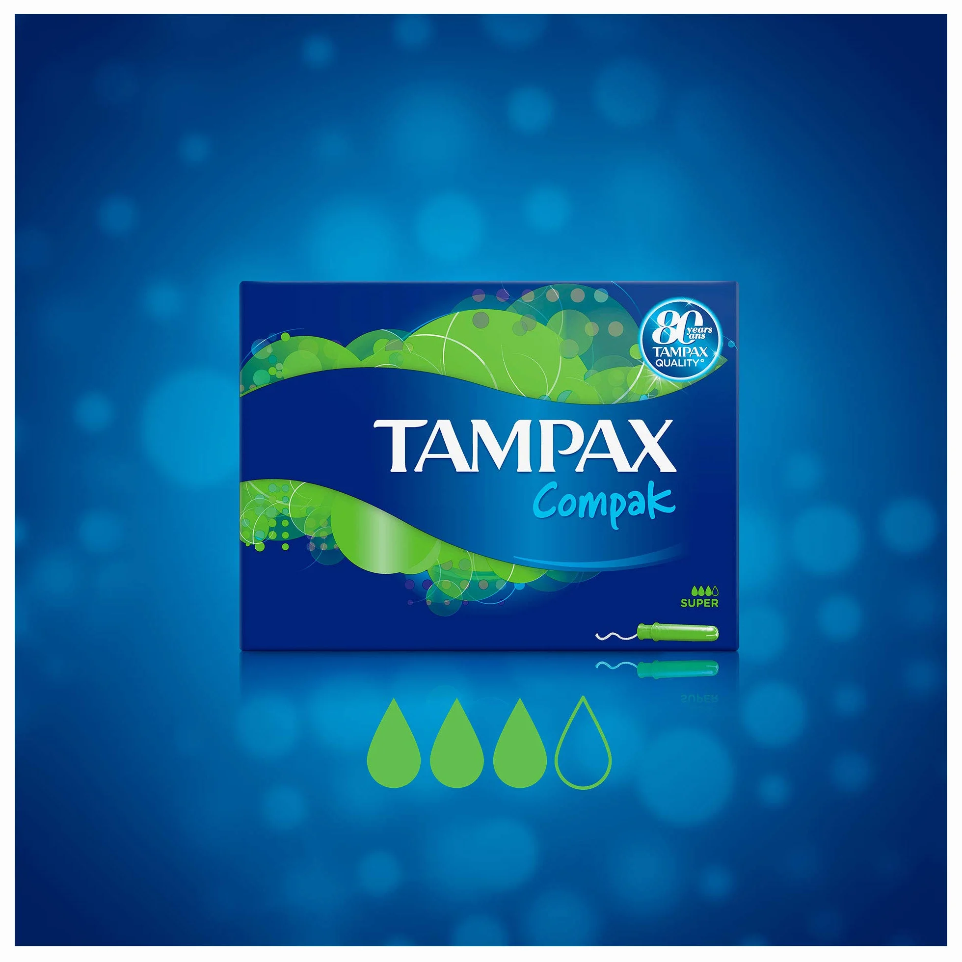 Tampax Compak Super tampony z aplikatorem, 16 sztuk