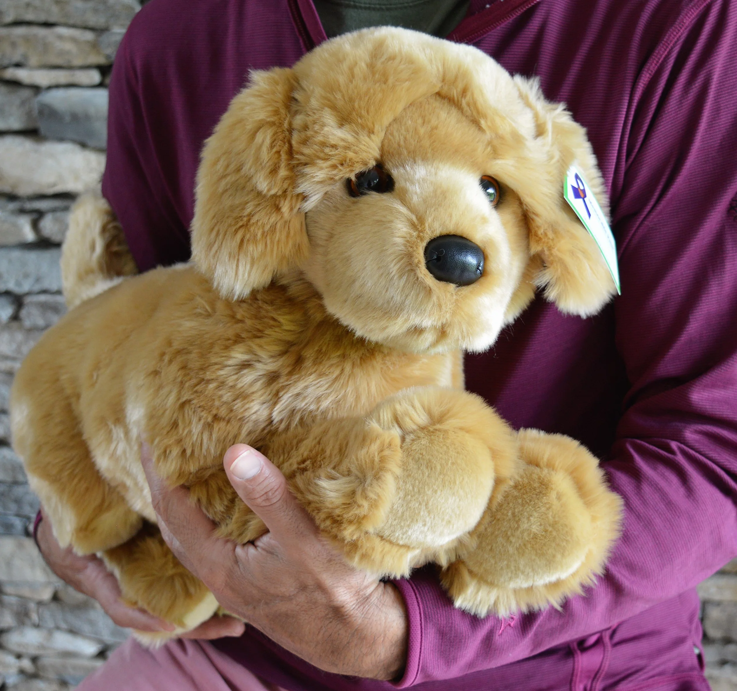 Memorable Pets Duża zabawka Golden Retriever - pluszak terapeutyczny dla osób z utratą pamięci z powodu starzenia się i opiekunów