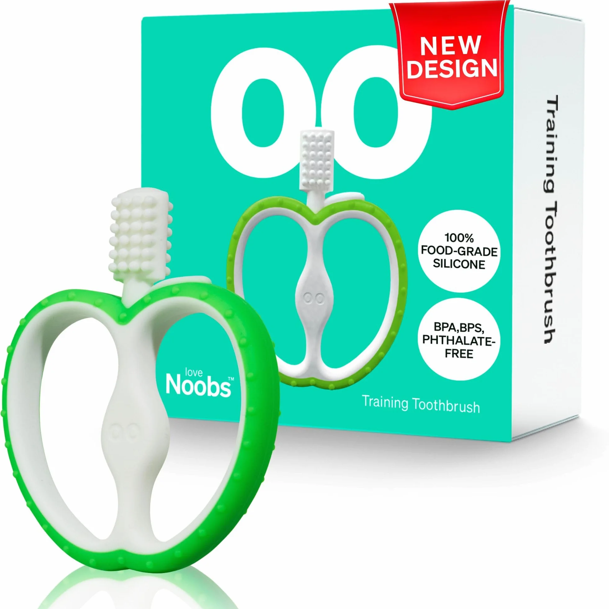 LoveNoobs Silicone 360° Baby Toothbrush Teether