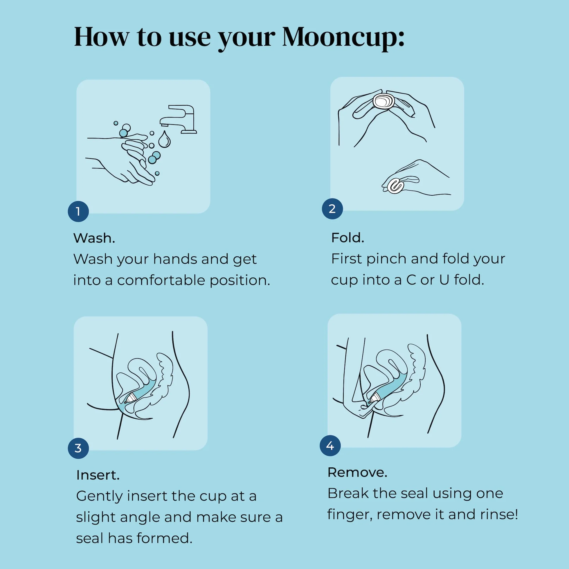 Mooncup silikonowy kubeczek menstruacyjny wielokrotnego użytku rozmiar B 30 lat lub mniej