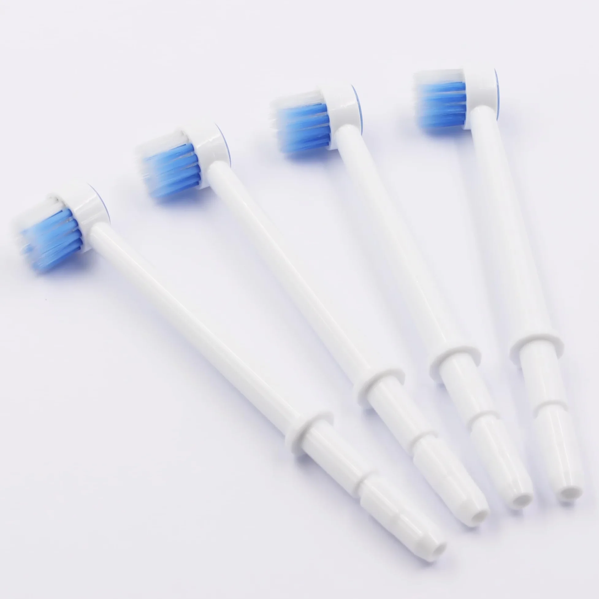 Zamienne końcówki kompatybilne z Waterpik WP-667; 4 końcówki głowicy szczotki; do wody wodnej Aquarius WP-660 WP-100 WP-900 WP-580