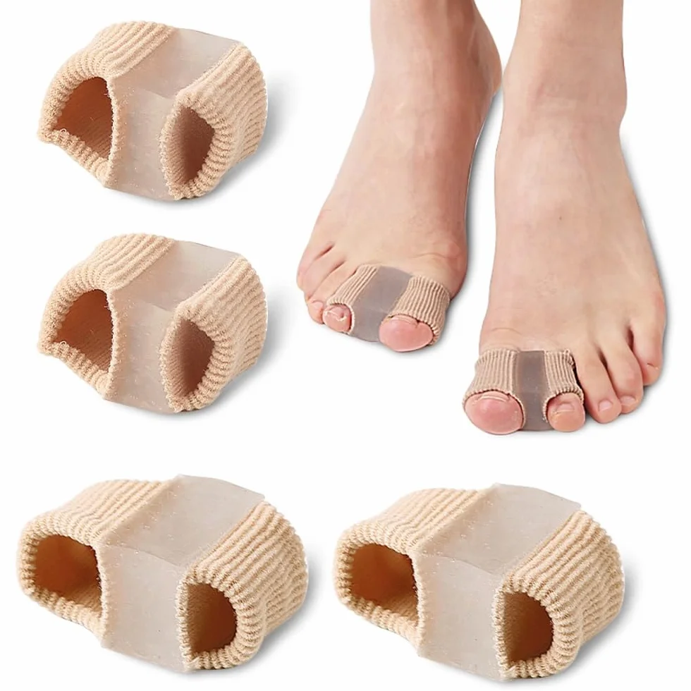 Bunions Corrector Big Toe Stretcher Straightener Hammer Toe Separator Gel Spreader 2 pary L