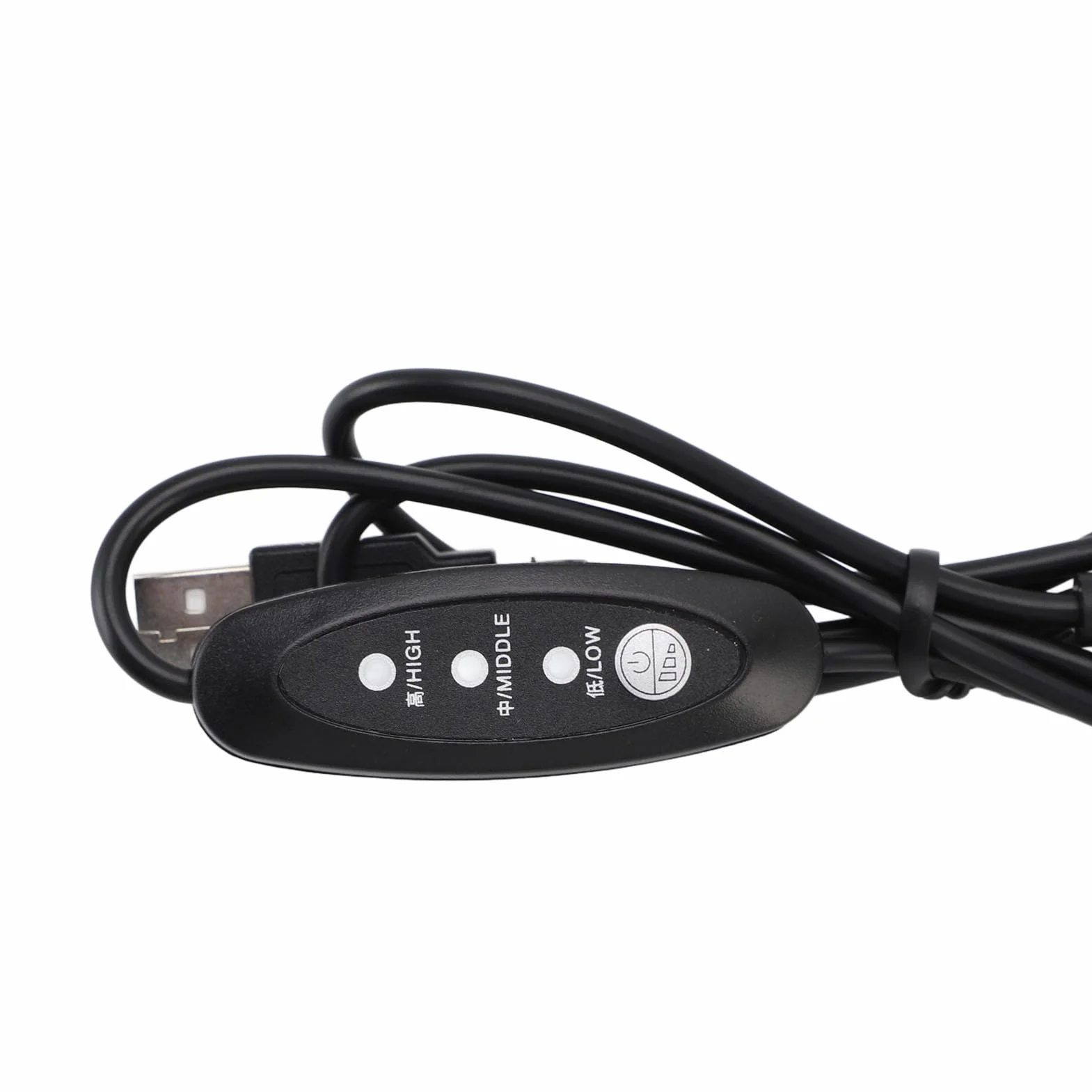 Silnik Wibracyjny USB 5V 3-Stopniowy do Masażu dla Poduszek Mat Pasków Butów z Przewodem 1,1m Wielofunkcyjny z Plastikową Klamrą