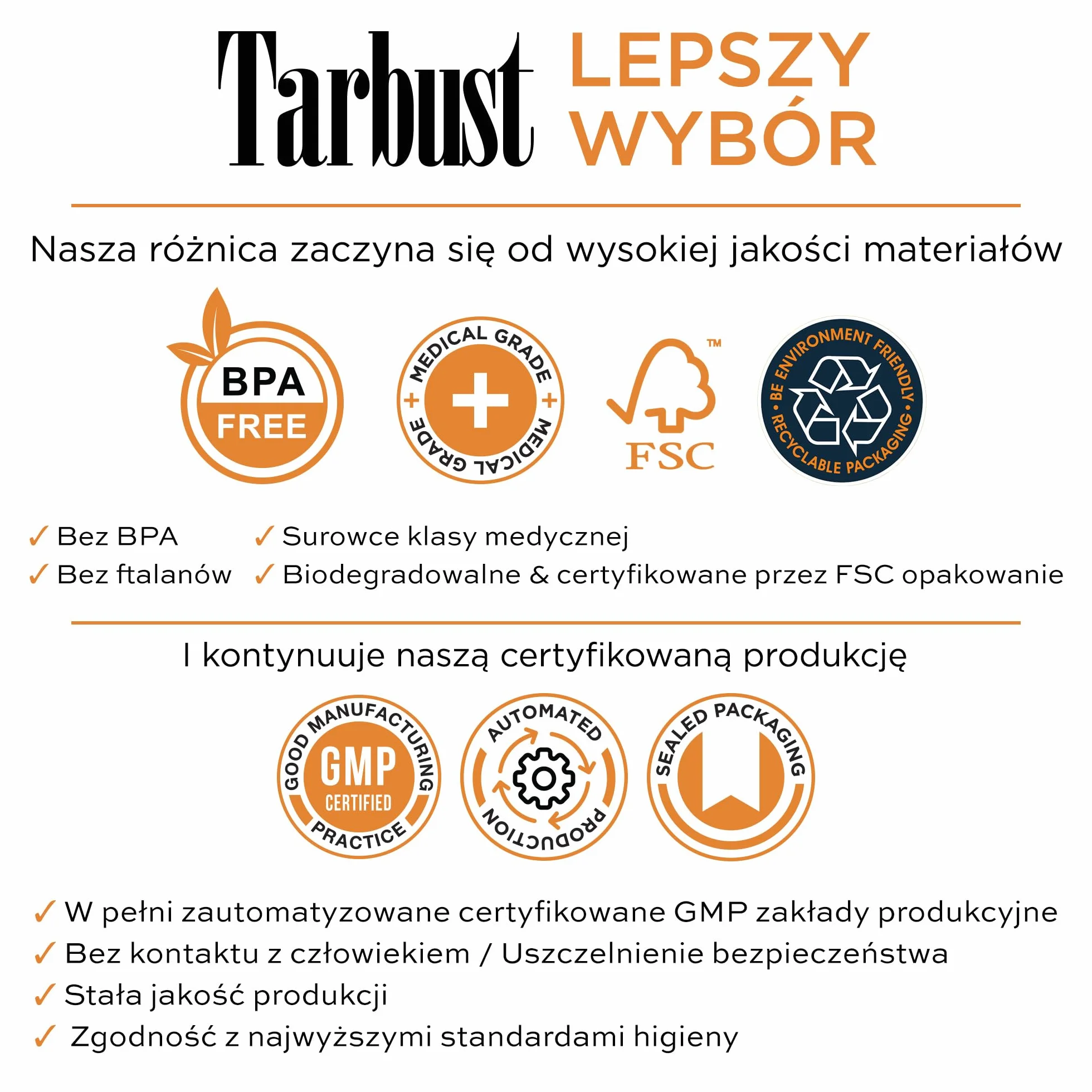 Tarbust 144 filtrów do papierosów, antysmolisty filtr 8 mm, plastikowy ustnik do standardowych papierosów