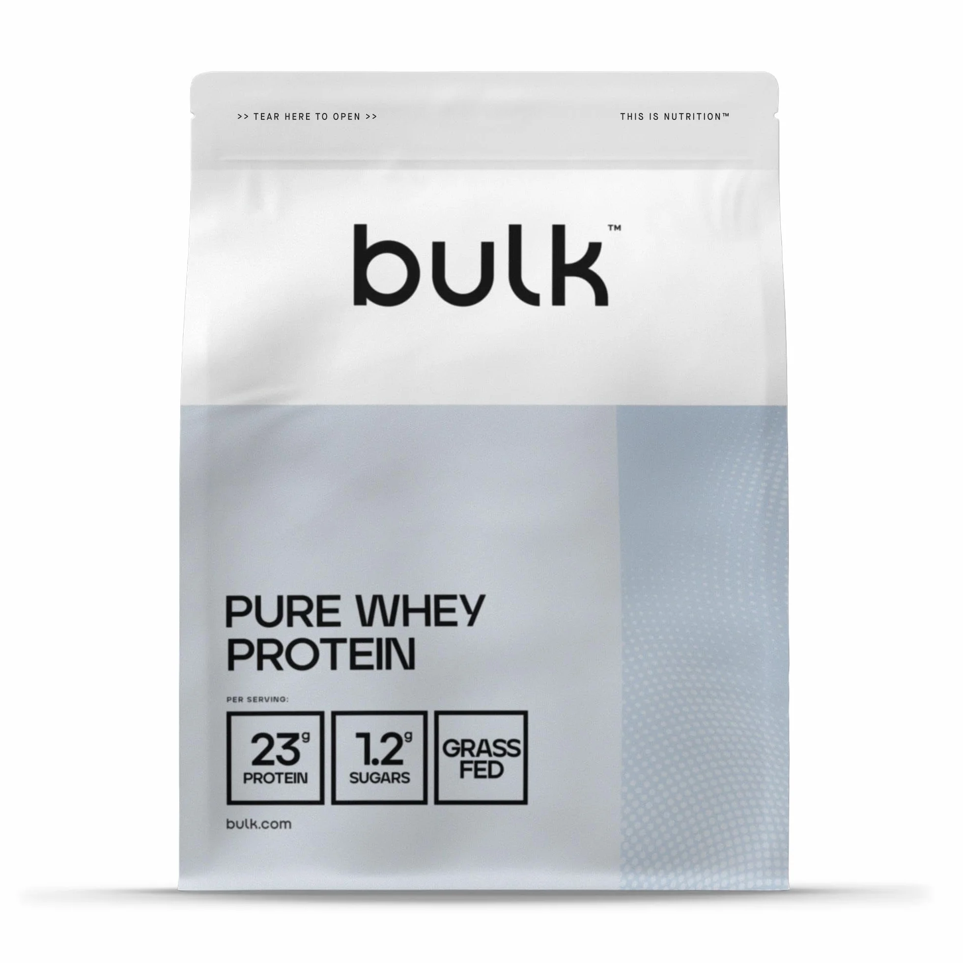 Bulk Pure Whey Protein, Bez dodatków smakowych, 2.5kg, 83 porcji
