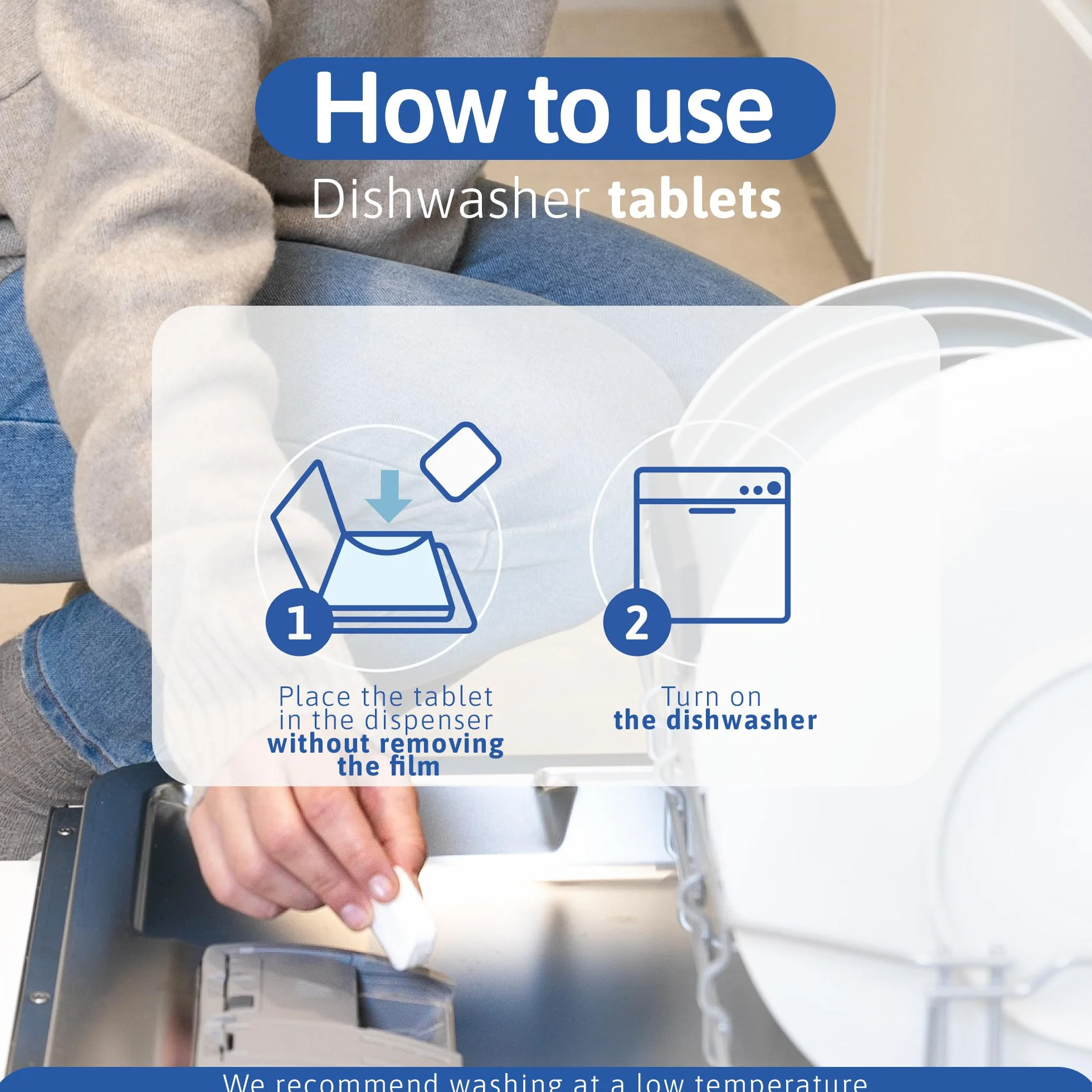 Natulim Biodegradowalne tabletki do zmywarek 6 w 1 (30 tabletek) głębokie czyszczenie