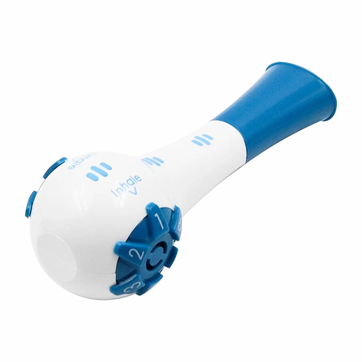 Alnicov Lung Exerciser Air Pulse do terapii oddechowej Ręczny trenażer do odzyskiwania oddechu płuc (niebieski)