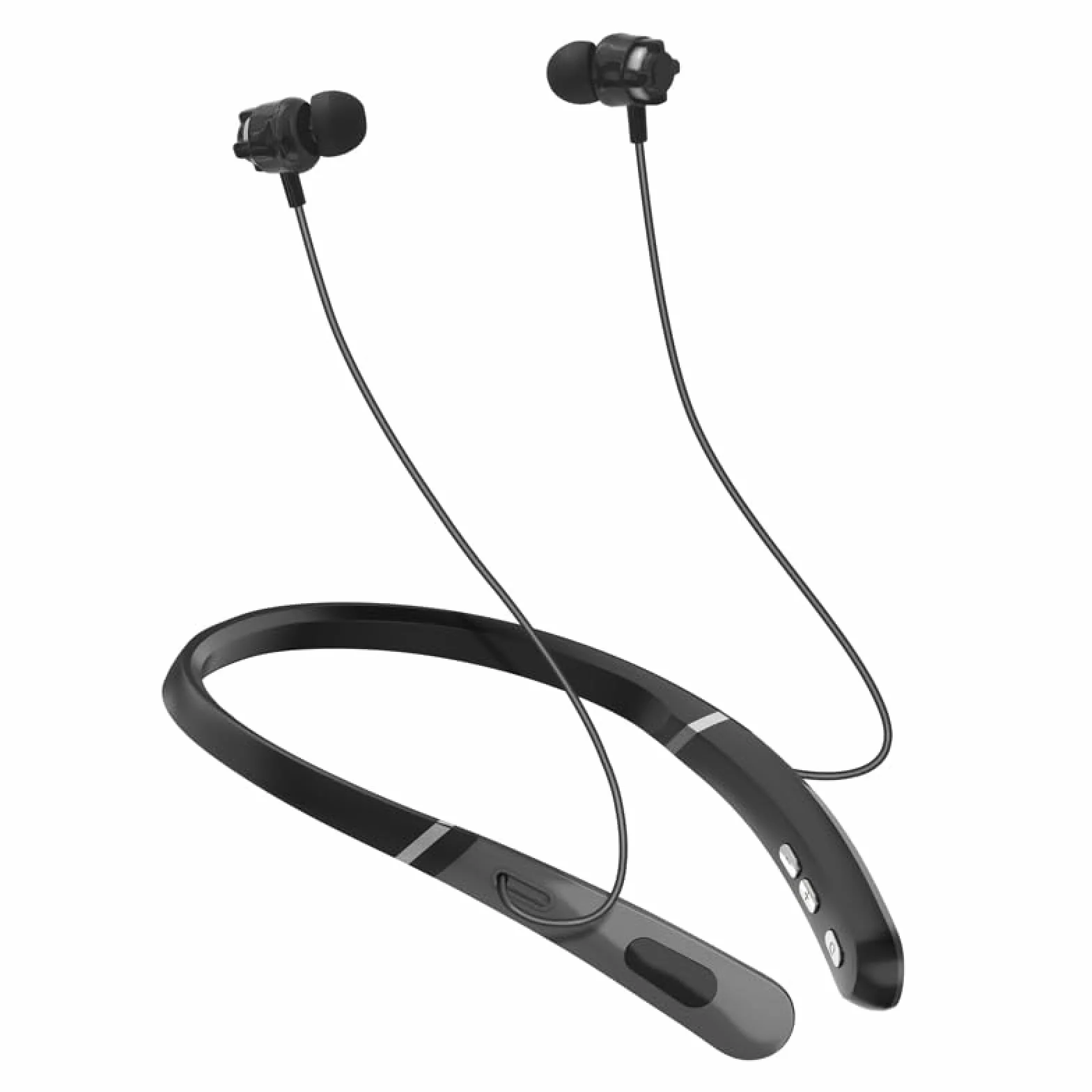 PROFI Profesjonalny wzmacniacz słuchu, pałąk na szyję i słuchawki Bluetooth w jednym, wzmacniacz dźwięku otoczenia - słyszenie głośniej, idealny dla seniorów lub niedosłyszących